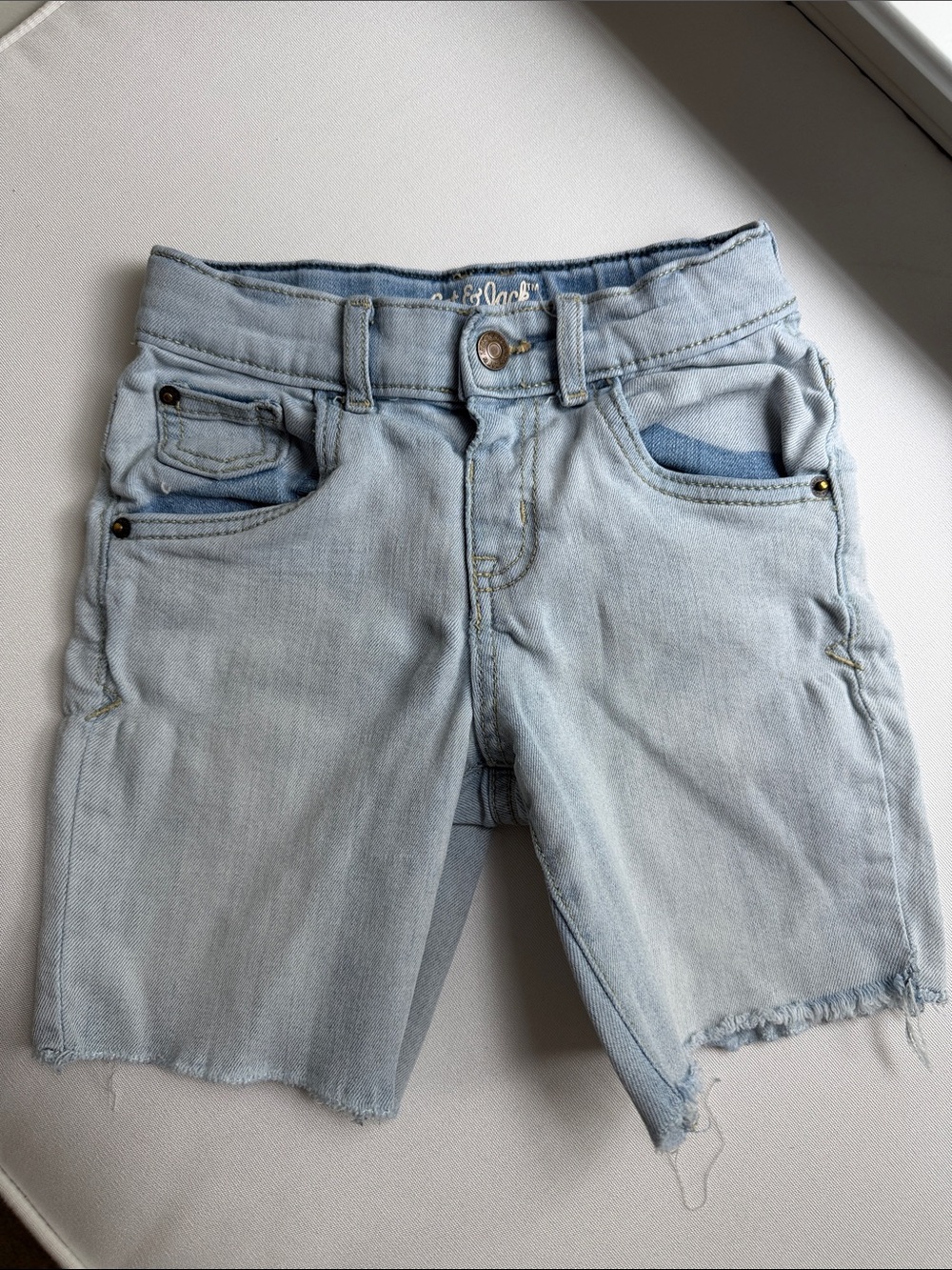 Cat & Jack Light Blue Denim Shorts 5T
